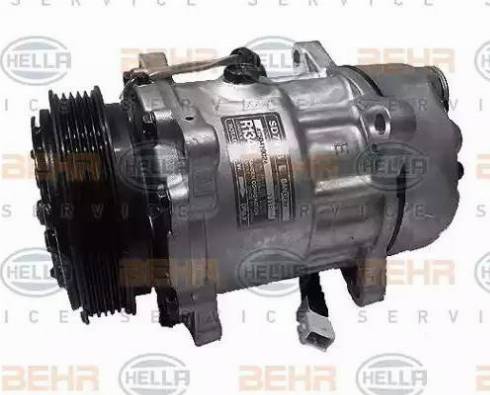 HELLA 8FK 351 127-291 - Compressore, Climatizzatore autozon.pro