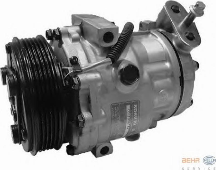 HELLA 8FK 351 127-701 - Compressore, Climatizzatore autozon.pro