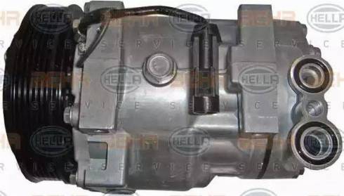 HELLA 8FK 351 127-731 - Compressore, Climatizzatore autozon.pro