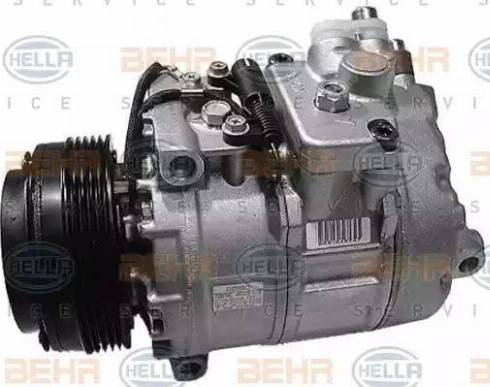 HELLA 8FK 351 176-501 - Compressore, Climatizzatore autozon.pro