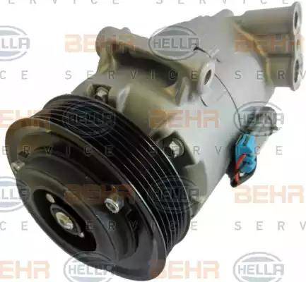 HELLA 8FK 351 340-871 - Compressore, Climatizzatore autozon.pro