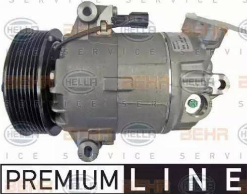 HELLA 8FK 351 340-341 - Compressore, Climatizzatore autozon.pro