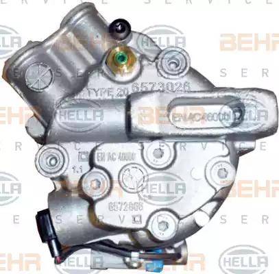 HELLA 8FK 351 340-251 - Compressore, Climatizzatore autozon.pro