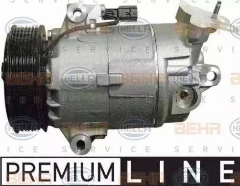 HELLA 8FK 351 340-221 - Compressore, Climatizzatore autozon.pro