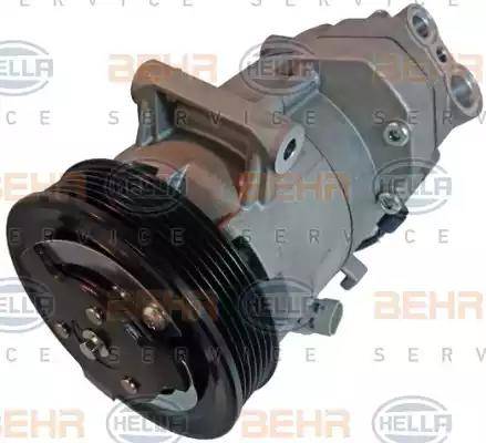 HELLA 8FK 351 340-741 - Compressore, Climatizzatore autozon.pro