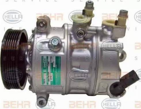 HELLA 8FK 351 341-091 - Compressore, Climatizzatore autozon.pro