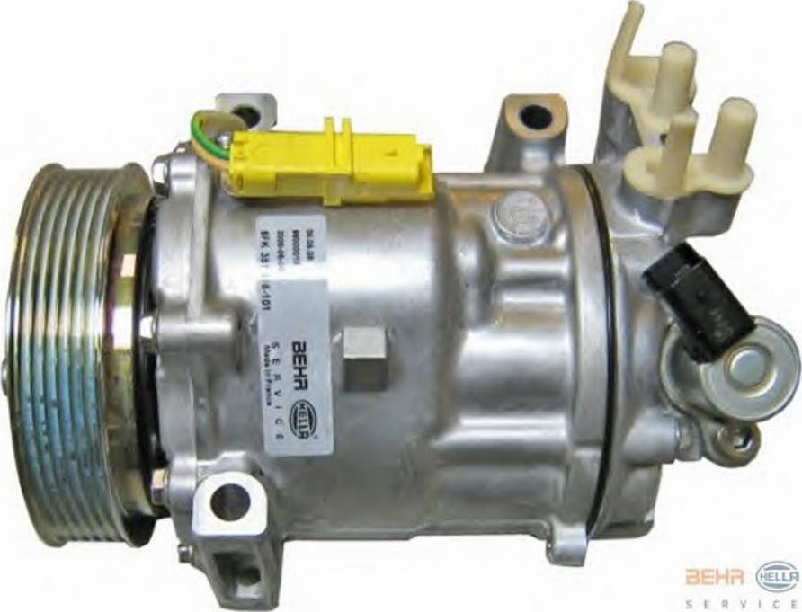 HELLA 8FK351316101 - Compressore, Climatizzatore autozon.pro