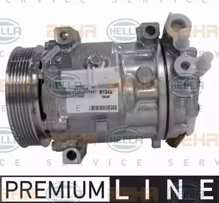 HELLA 8FK 351 316-131 - Compressore, Climatizzatore autozon.pro