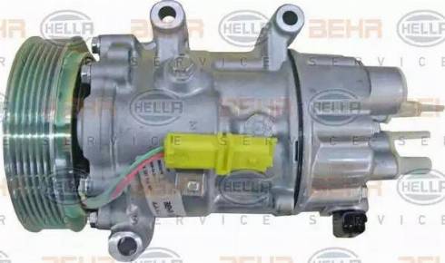 HELLA 8FK 351 316-391 - Compressore, Climatizzatore autozon.pro