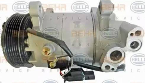 HELLA 8FK 351 339-741 - Compressore, Climatizzatore autozon.pro