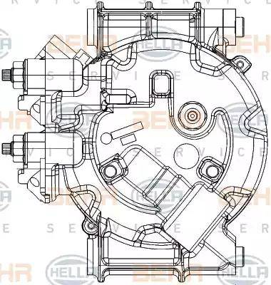 HELLA 8FK 351 334-441 - Compressore, Climatizzatore autozon.pro