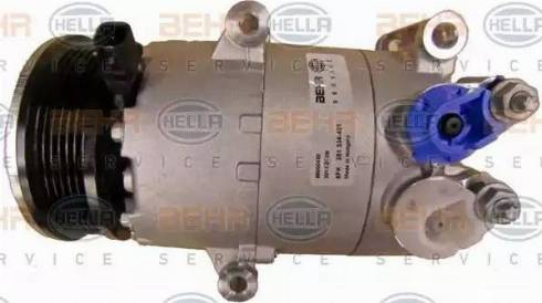 HELLA 8FK 351 334-421 - Compressore, Climatizzatore autozon.pro