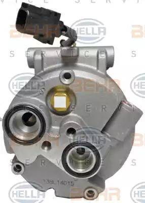 HELLA 8FK 351 334-551 - Compressore, Climatizzatore autozon.pro