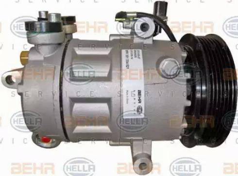 HELLA 8FK 351 334-521 - Compressore, Climatizzatore autozon.pro