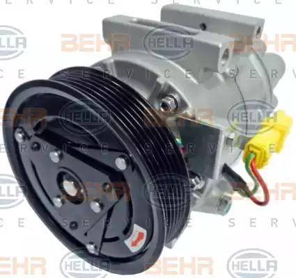 HELLA 8FK 351 334-691 - Compressore, Climatizzatore autozon.pro