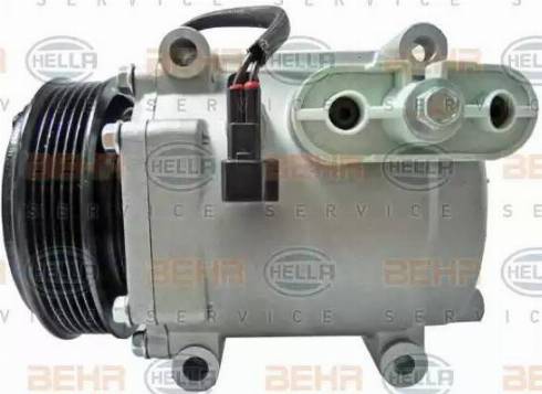 HELLA 8FK 351 334-841 - Compressore, Climatizzatore autozon.pro