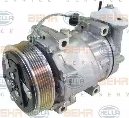 HELLA 8FK 351 334-291 - Compressore, Climatizzatore autozon.pro