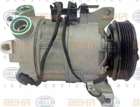 HELLA 8FK 351 322-681 - Compressore, Climatizzatore autozon.pro