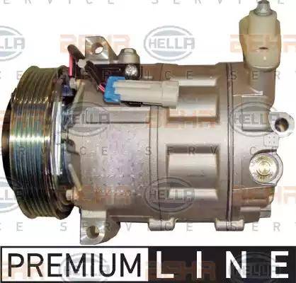 HELLA 8FK 351 322-051 - Compressore, Climatizzatore autozon.pro