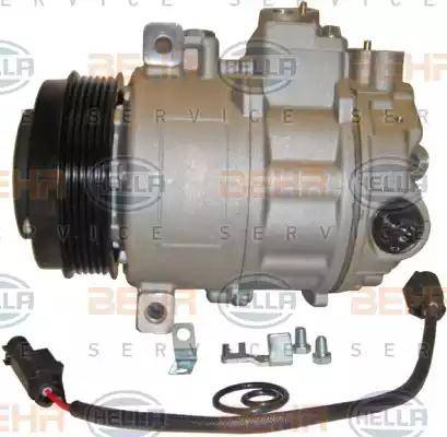 HELLA 8FK 351 322-891 - Compressore, Climatizzatore autozon.pro