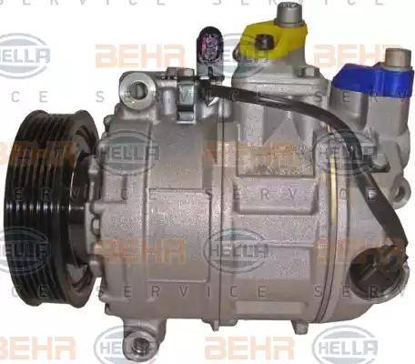 HELLA 8FK 351 322-811 - Compressore, Climatizzatore autozon.pro