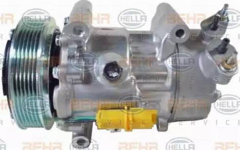 HELLA 8FK 351 322-791 - Compressore, Climatizzatore autozon.pro