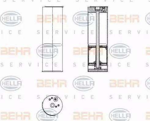 HELLA 8FT 351 196-581 - Essiccatore, Climatizzatore autozon.pro