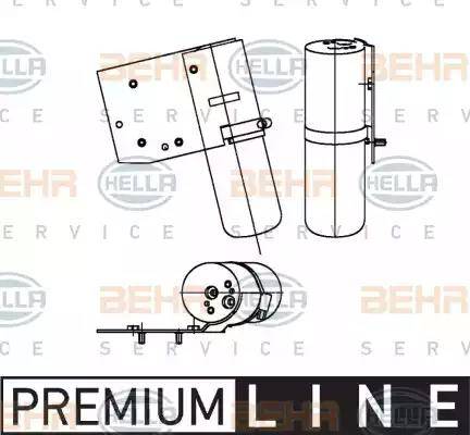 HELLA 8FT 351 198-551 - Essiccatore, Climatizzatore autozon.pro