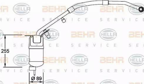 HELLA 8FT 351 198-151 - Essiccatore, Climatizzatore autozon.pro