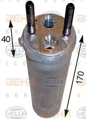 HELLA 8FT 351 193-141 - Essiccatore, Climatizzatore autozon.pro