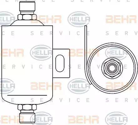 HELLA 8FT 351 192-491 - Essiccatore, Climatizzatore autozon.pro