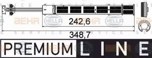 HELLA 8FT 351 192-561 - Essiccatore, Climatizzatore autozon.pro