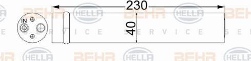 HELLA 8FT 351 192-664 - Essiccatore, Climatizzatore autozon.pro