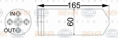 HELLA 8FT 351 192-614 - Essiccatore, Climatizzatore autozon.pro