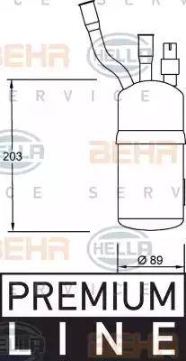 HELLA 8FT 351 192-321 - Essiccatore, Climatizzatore autozon.pro