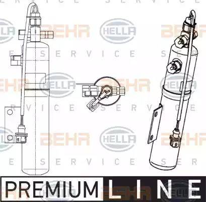 HELLA 8FT 351 197-431 - Essiccatore, Climatizzatore autozon.pro