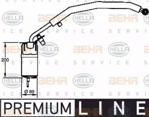 HELLA 8FT 351 335-081 - Essiccatore, Climatizzatore autozon.pro