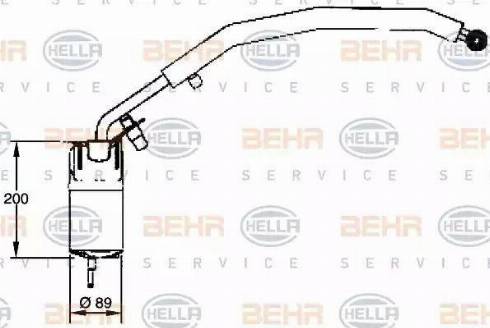 HELLA 8FT 351 335-071 - Essiccatore, Climatizzatore autozon.pro