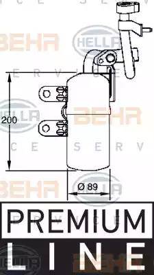 HELLA 8FT 351 335-101 - Essiccatore, Climatizzatore autozon.pro