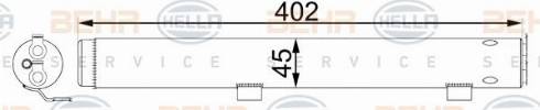 HELLA 8FT 351 335-174 - Essiccatore, Climatizzatore autozon.pro