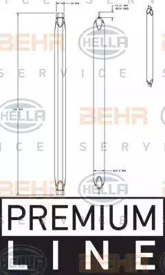 HELLA 8FT 351 335-301 - Essiccatore, Climatizzatore autozon.pro