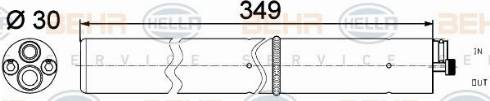 HELLA 8FT 351 200-154 - Essiccatore, Climatizzatore autozon.pro