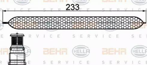 HELLA 8FT 351 200-251 - Essiccatore, Climatizzatore autozon.pro