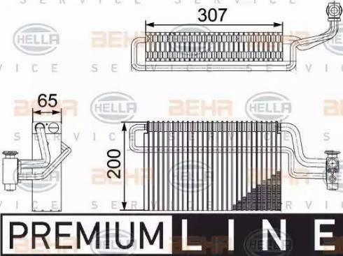 HELLA 8FV 351 336-111 - Evaporatore, Climatizzatore autozon.pro