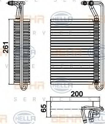 HELLA 8FV 351 330-504 - Evaporatore, Climatizzatore autozon.pro