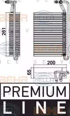 HELLA 8FV 351 330-501 - Evaporatore, Climatizzatore autozon.pro