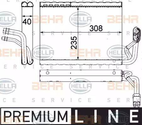 HELLA 8FV 351 330-691 - Evaporatore, Climatizzatore autozon.pro