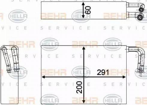 HELLA 8FV 351 330-641 - Evaporatore, Climatizzatore autozon.pro