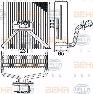 HELLA 8FV 351 330-151 - Evaporatore, Climatizzatore autozon.pro