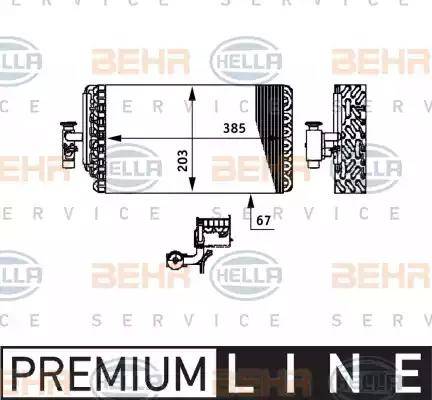 HELLA 8FV 351 330-111 - Evaporatore, Climatizzatore autozon.pro